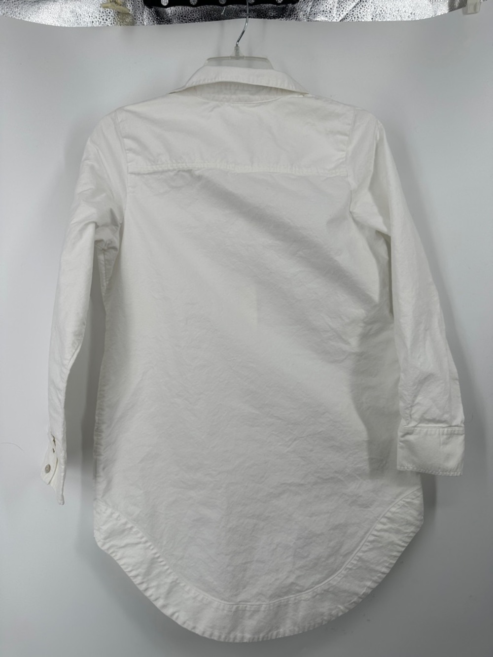 Soft Surroundings White Cotton Pullover Tunic Shirt - Picture 5 of 6